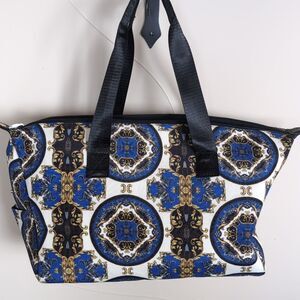 Alice + Olivia Fab-fit-fun Ornate Travel Duffle Bag In Romance Sapphire. NWT